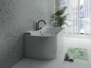 Акриловая ванна Azario BRADFORD BRA18080 пристенная 1800х800х580